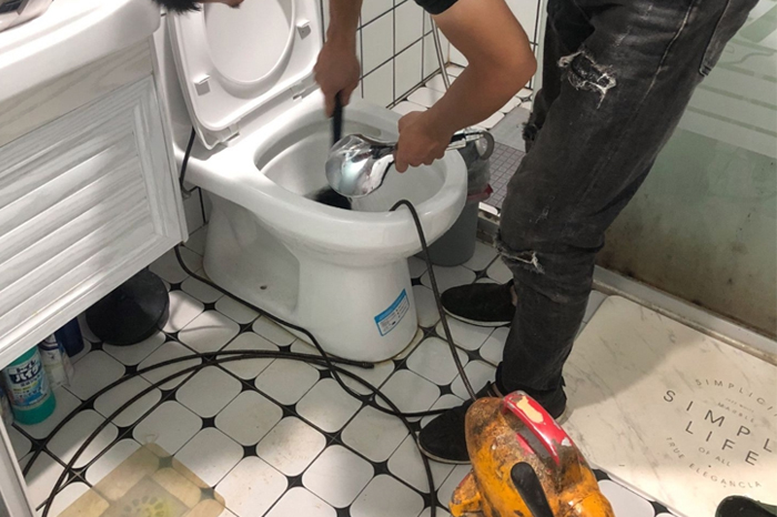 新河疏通下水道